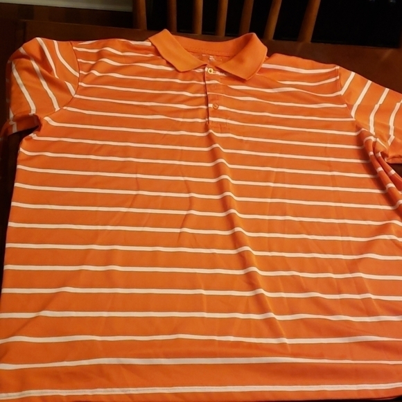 Beverly Hills Polo Club Golf Polo TN Orange EUC - Picture 5 of 8